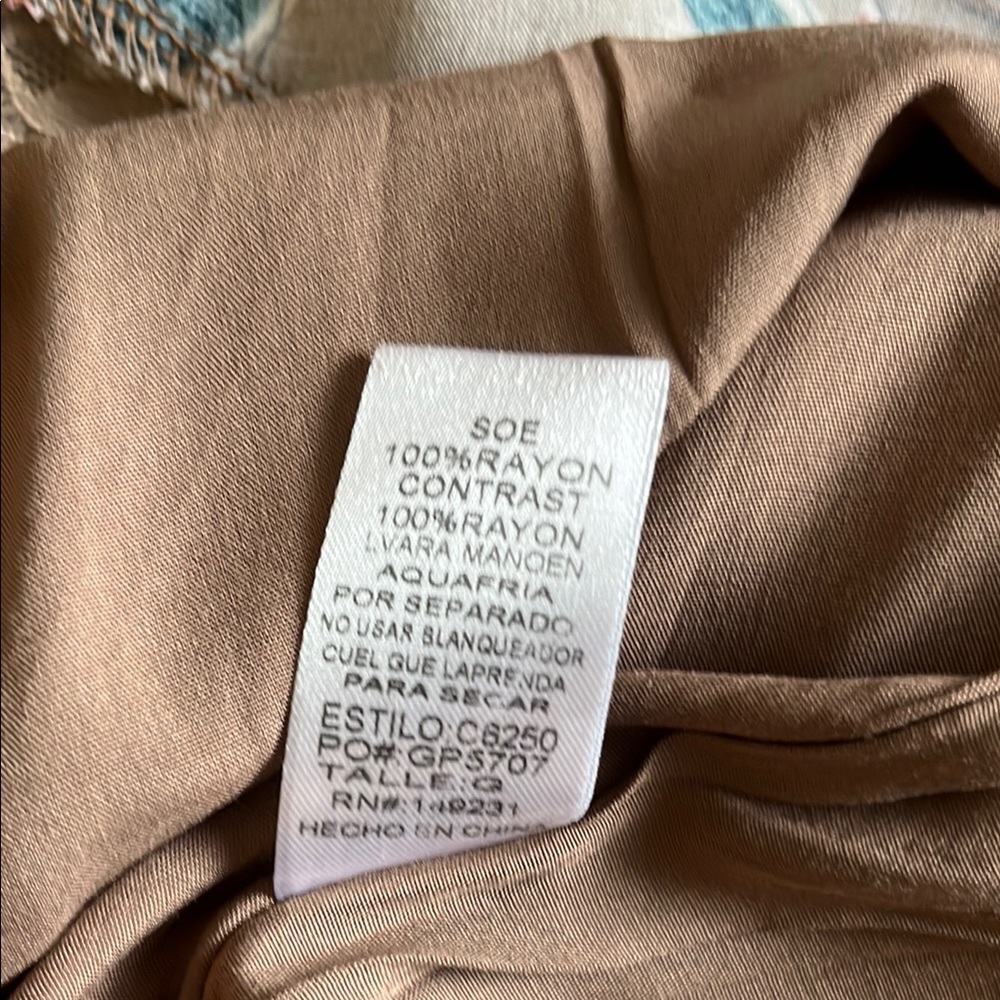 Kori Tan and Blue Spaghetti Strap Sundress - Picture 8 of 10
